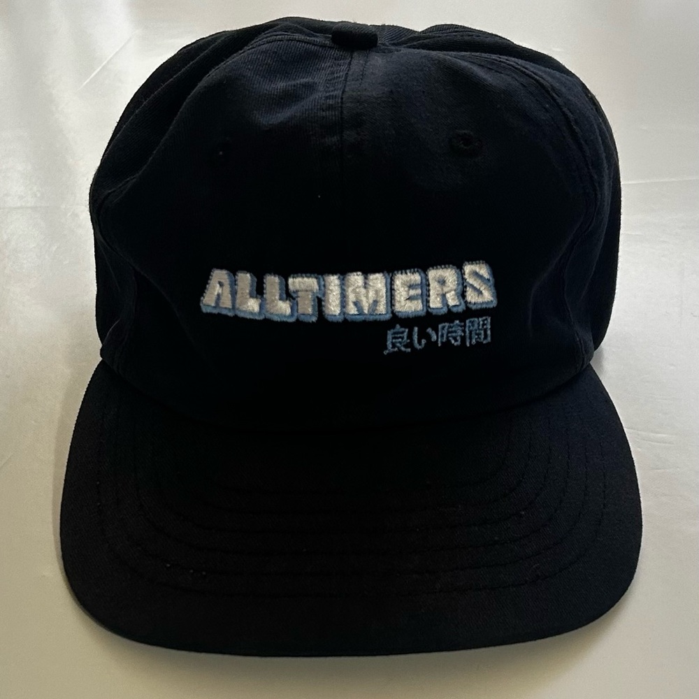 Alltimers Embroidered Navy Blue Snapback Cap
